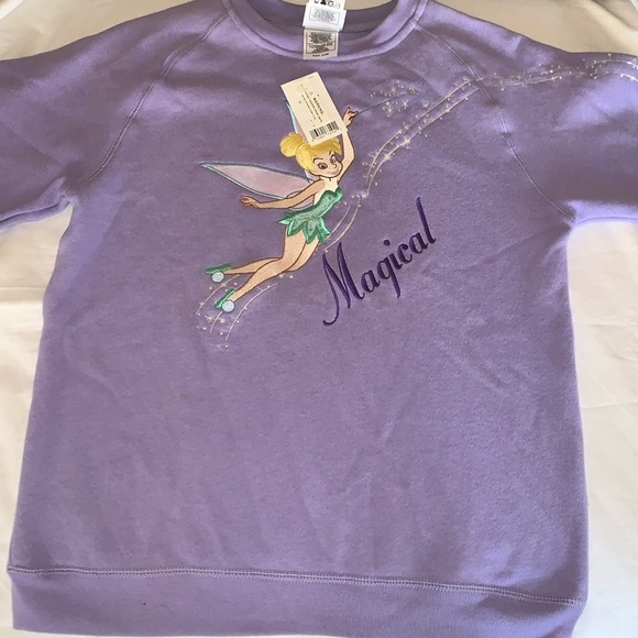 Disney Other - Bnwt Disney Magical Tinker Bell Fairy Embroidered SweatShirt